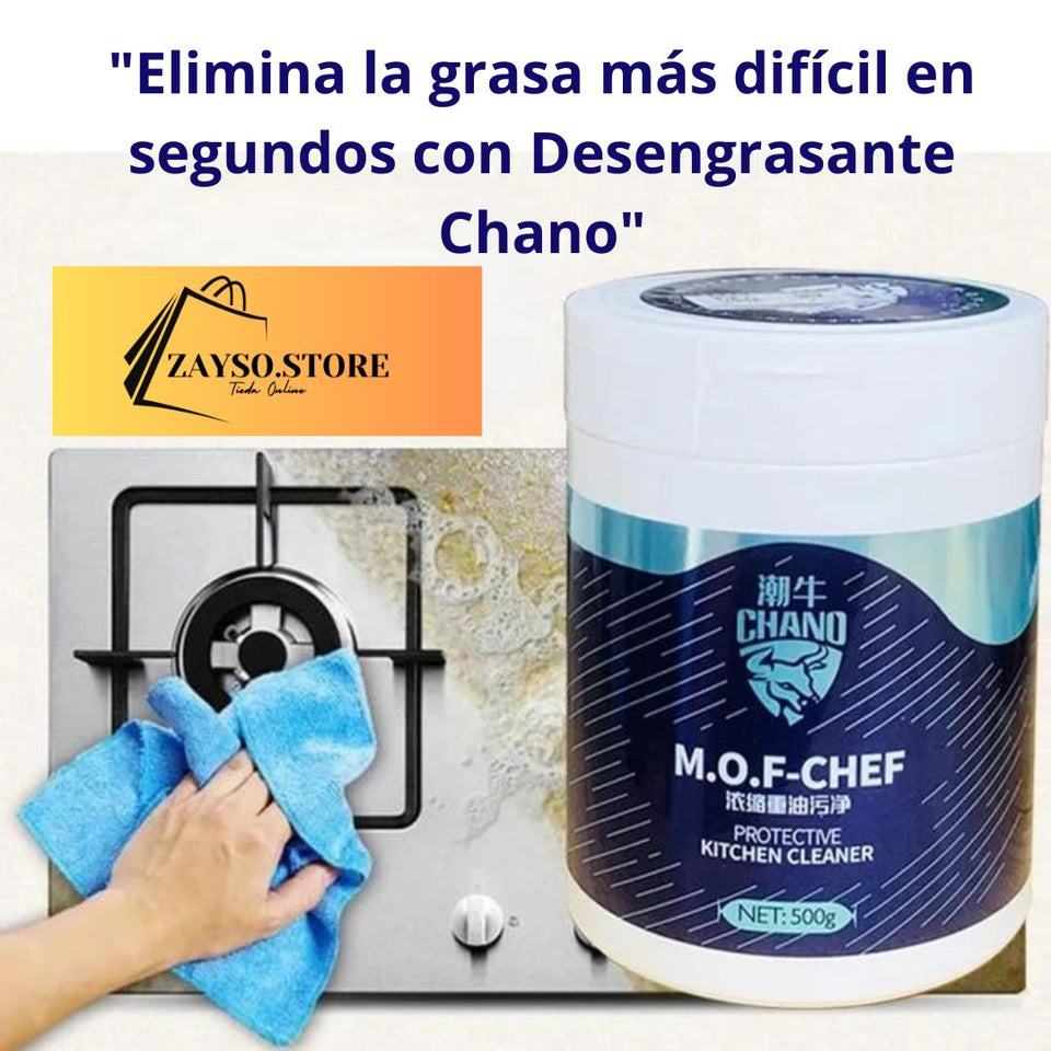 PODEROSO DESENGRASANTE EN POLVO CHANO 500g | ENVÍO GRATIS