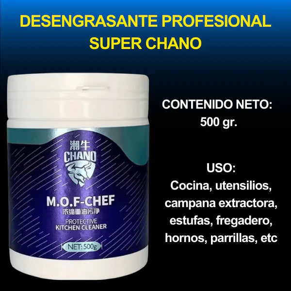 PODEROSO DESENGRASANTE EN POLVO CHANO 500g | ENVÍO GRATIS